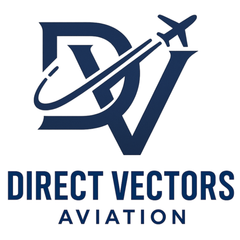 Direct Vectors Aviation Logo